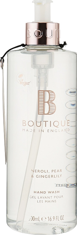 Grace Cole Рідке мило для рук "Неролі, груша та імбир" Boutique Hand Wash Neroli, Pear & Gingerlily - фото N1