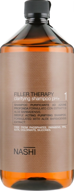 Nashi Argan Очищающий шампунь Filler Therapy 1 Clarifying Shampoo рН+ - фото N1