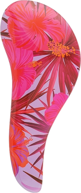 Sibel Щітка для пухнастого та довгого волосся, рожева з квітами D-Meli-Melo Flowers Sunset Brush - фото N2
