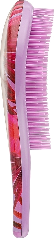 Sibel Щітка для пухнастого та довгого волосся, рожева з квітами D-Meli-Melo Flowers Sunset Brush - фото N3