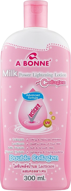 A Bonne Лосьон для тела с коллагеном и молочными протеинами Milk Power Lightening Lotion Collagen - фото N1