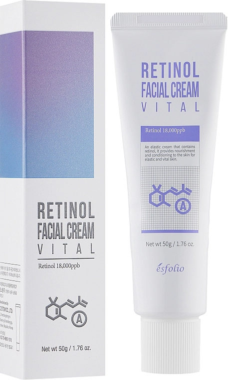 Esfolio Крем для обличчя з ретинолом Retinol Vital Cream - фото N2