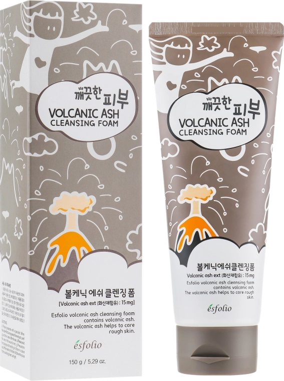 Esfolio Пінка для умивання з вулканічним попелом Pure Skin Volcanic Ash Cleansing Foam - фото N1