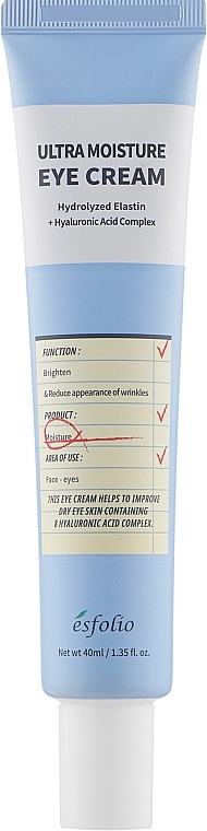 Esfolio Крем для шкіри навколо очей Ultra Moisture Eye Cream - фото N1