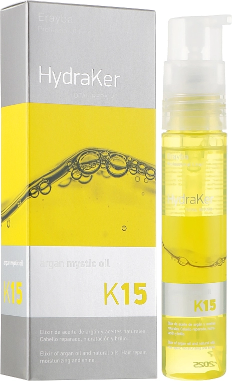Erayba Аргановое масло HydraKer K15 Argan Mystic Oil - фото N1