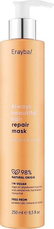 Erayba Відновлювальна маска для пошкодженого волосся ABH Repair Mask - фото N1