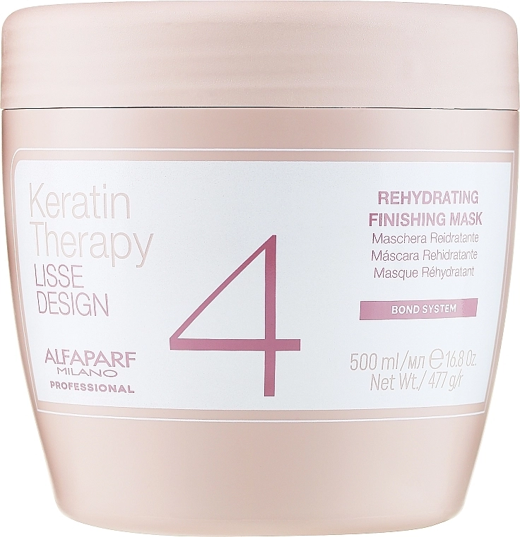 Alfaparf Зволожувальна маска для волосся Lisse Design Keratin Therapy Rehydrating Mask - фото N7