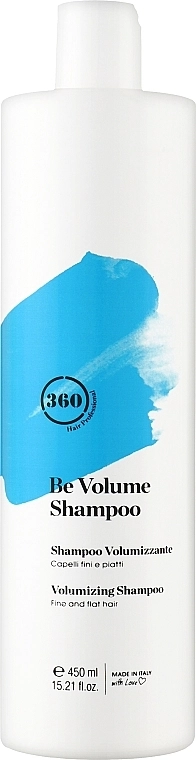 360 Шампунь для додання об’єму тонкому і слабкому волоссю Be Volume Shampoo - фото N1