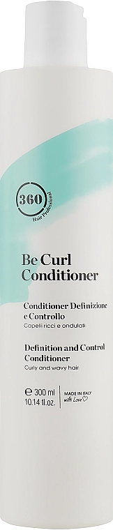 360 Дисциплинирующий кондиционер для кудрявых и волнистых волос Be Curl Conditioner - фото N1