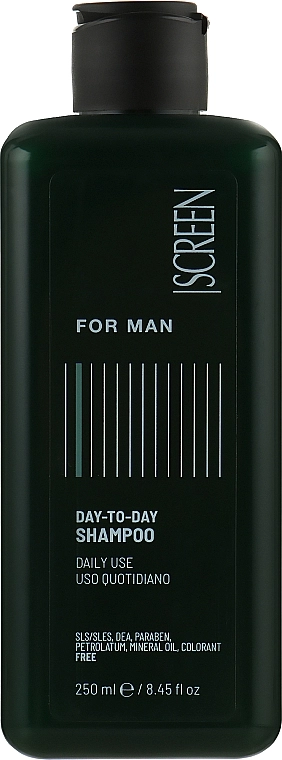 Screen Мужской шампунь для волос, для ежедневного использования For Man Day-To-Day Shampoo - фото N1