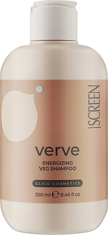 Screen Стимулюючий шампунь для профілактики випадіння волосся Purest Verve Energizing Veg Shampoo - фото N1