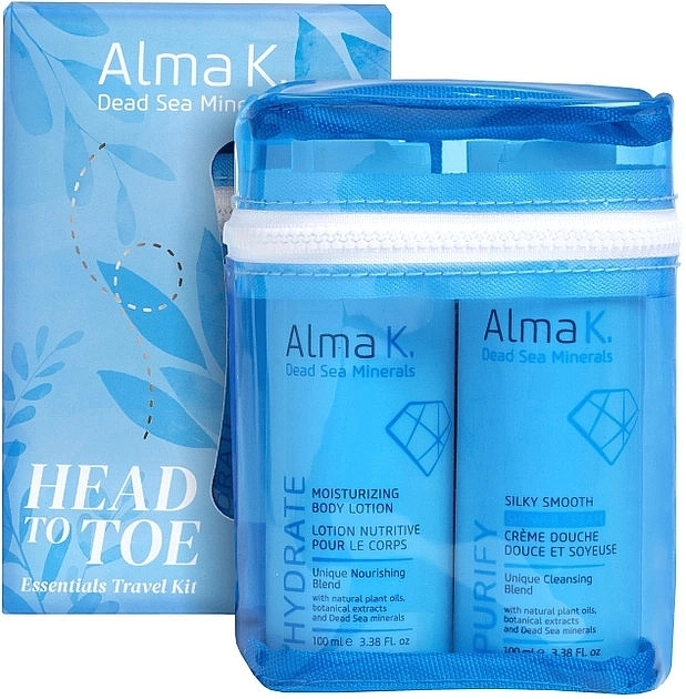 Alma K. Набор Head To Toe (b/lot/100 ml + sh/cr/100 ml + shampoo/100 ml + cond/100 ml) - фото N3