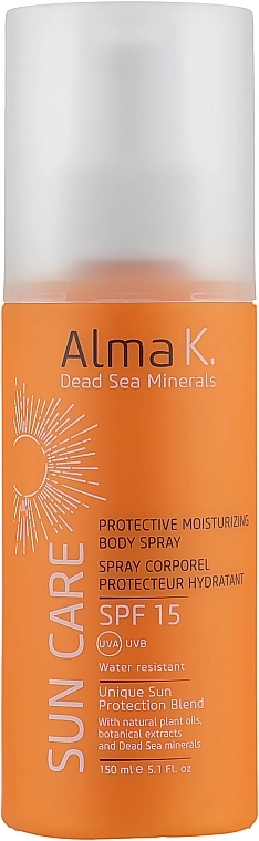 Alma K. Сонцезахисний спрей для тіла Alma K Sun Care Protective Moisturizing Body Spray SPF 15 - фото N1