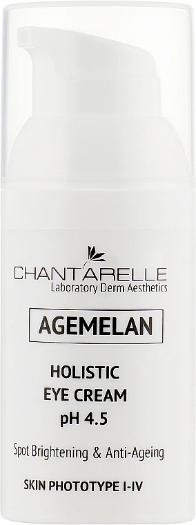 Chantarelle Осветляющий омолаживающий крем рН 4,5 для кожи вокруг глаз Agemelan Holistic Eye Cream pH 4.5 - фото N1