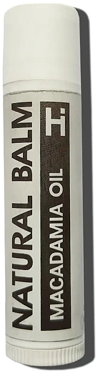 Hillary Живильний бальзам для губ з олією макадамії Natural Macadamia Lip Balm - фото N1