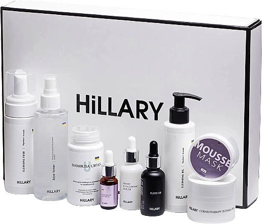 Hillary Набор для ухода за сухой и чувствительной кожей, 9 продуктов Perfect 9 - фото N1
