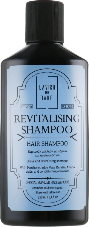 Lavish Care Шампунь для чоловіків "Зволоження та відновлення волосся" Revitalizing Shampoo - фото N1
