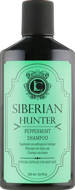 Lavish Care Шампунь для щоденного використання Siberian Hunter Peppermint Shampoo - фото N1