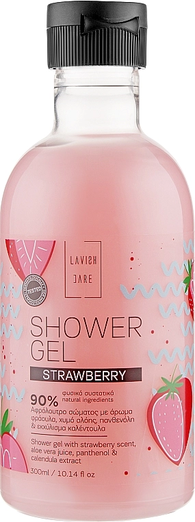 Lavish Care Гель для душа "Клубника" Shower Gel Strawberry - фото N1