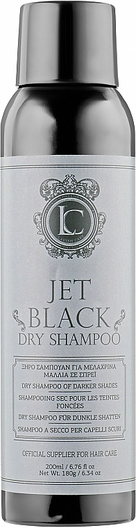 Lavish Care Сухий шампунь для темного волосся Dry Shampoo Jet Black - фото N1