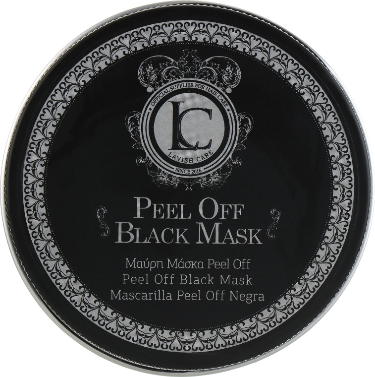 Lavish Care Пілінгова чорна маска для обличчя для чоловіків Peel Off Black Mask - фото N1