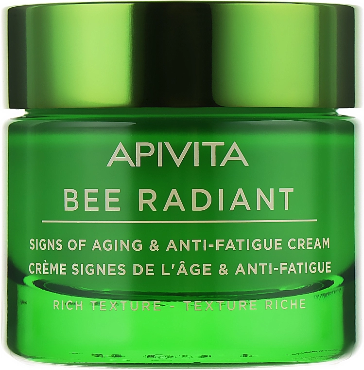 Apivita Крем против старения и потери упругости кожи Bee Radiant Signs Of Aging & Anti-Fatigue Cream Rich Texture - фото N1