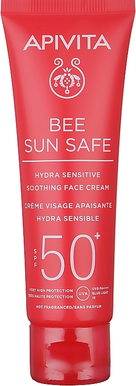 Apivita Сонцезахисний крем Bee Sun Safe Anti-Spot & Anti-age Defence Face Cream SPF50 - фото N1