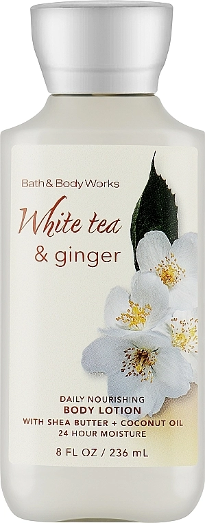 Bath & Body Works Лосьон для тела Bath and Body Works White Tea & Ginger Daily Nourishing Body Lotion - фото N1