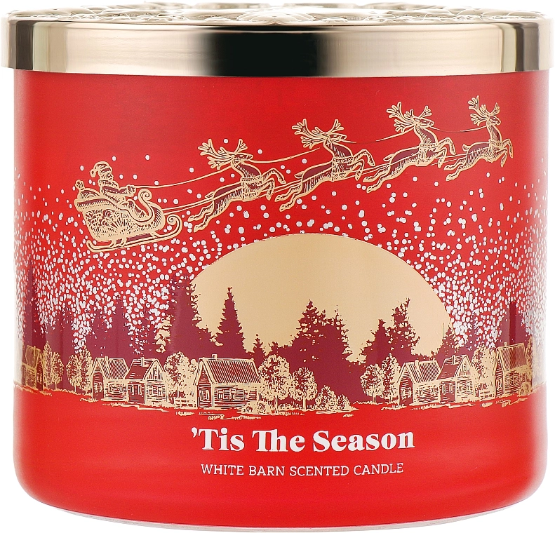 Bath & Body Works Аромасвеча "Tis The Season", 3 фитиля Bath and Body Works - фото N1