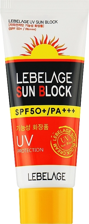 Lebelage Сонцезахисний крем UV Sun Block Cream SPF50+ - фото N1