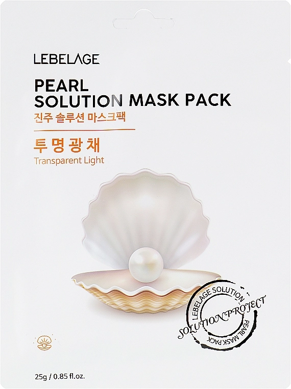 Lebelage Тканевая маска для лица Pearl Solution Mask - фото N1
