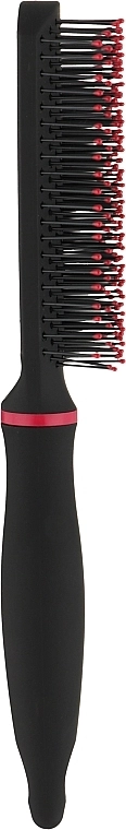 KillyS Щетка для волос, черна с красным Soft Touch Hairbrush - фото N2