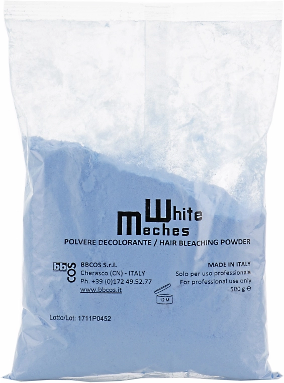 BBcos Освітлювальна пудра, пакет White Meches Plus Bleaching Powder - фото N1