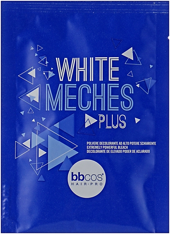 BBcos Освітлювальна пудра, пакет White Meches Plus Bleaching Powder - фото N2
