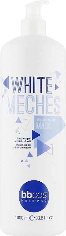 BBcos Бальзам для обесцвеченных волос White Meches Highlighted Hair Mask - фото N1