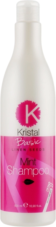 BBcos Мятный шампунь для волос Kristal Basic Mint Shampoo - фото N1