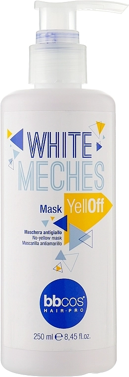 BBcos Маска для освітленого волосся White Meches Yell-Off - фото N1