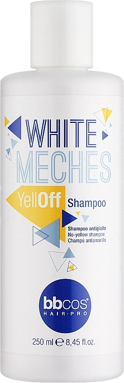 BBcos Шампунь для знебарвленого волосся White Meches Highlighted Hair Shampoo - фото N1