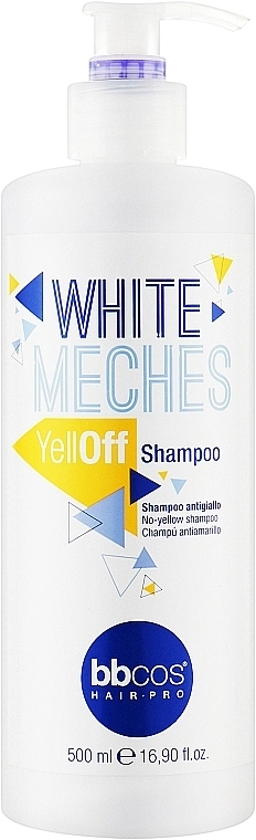 BBcos Шампунь для знебарвленого волосся White Meches Highlighted Hair Shampoo - фото N2