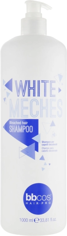 BBcos Шампунь для знебарвленого волосся White Meches Highlighted Hair Shampoo - фото N3