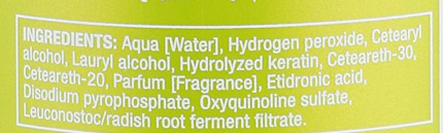 BBcos Окислювач кремовий 6% Keratin Color Oxigen Cream 20 Vol - фото N5