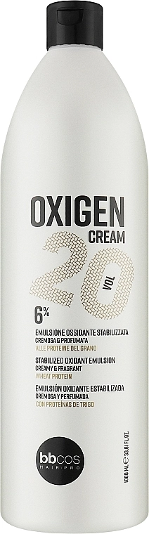 BBcos Окисник кремоподібний 6% Oxigen Cream 20 Vol - фото N1