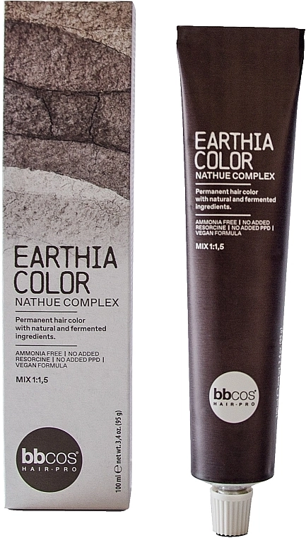 BBcos Краска для волос без аммиака Earthia Color Permanent Hair Color - фото N1