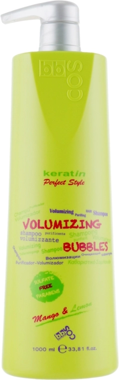 BBcos Шампунь для очищення та надання об'єму Keratin Perfect Style Volumizing Bubbles Shampoo - фото N3