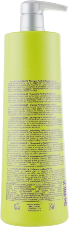 BBcos Шампунь для очищення та надання об'єму Keratin Perfect Style Volumizing Bubbles Shampoo - фото N4