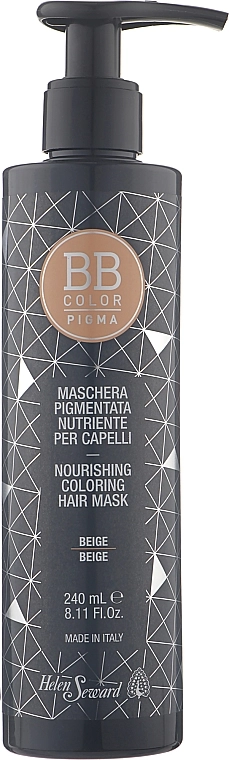 Helen Seward Маска живильна для надання блиску BB Color Pigma Nourishing Coloring Hair Mask - фото N1