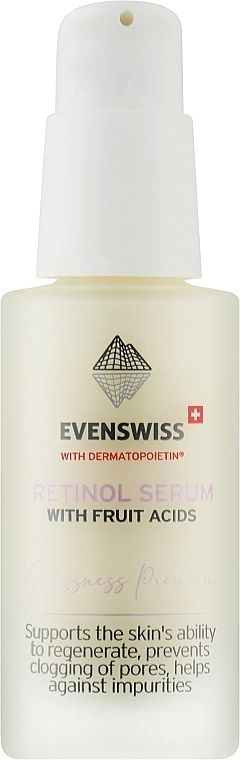 Evenswiss Сироватка з ретинолом і фруктовими кислотами Retinol Serum With Fruit Acids - фото N1