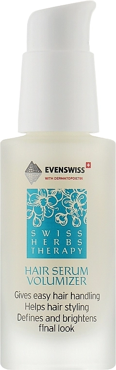 Evenswiss Сироватка для об'єму волосся Hair Serum Volumizer Swiss Herbs Therapy - фото N1