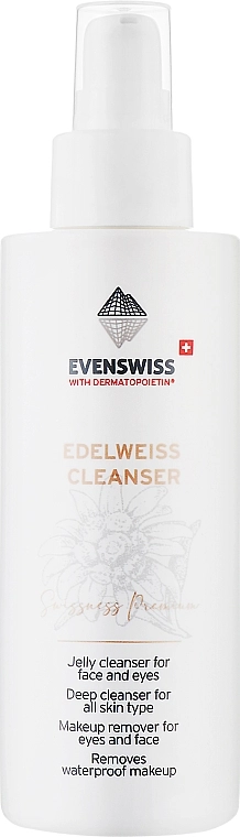 Evenswiss Гель для очищения лица и глаз Edelweiss Cleanser - фото N1