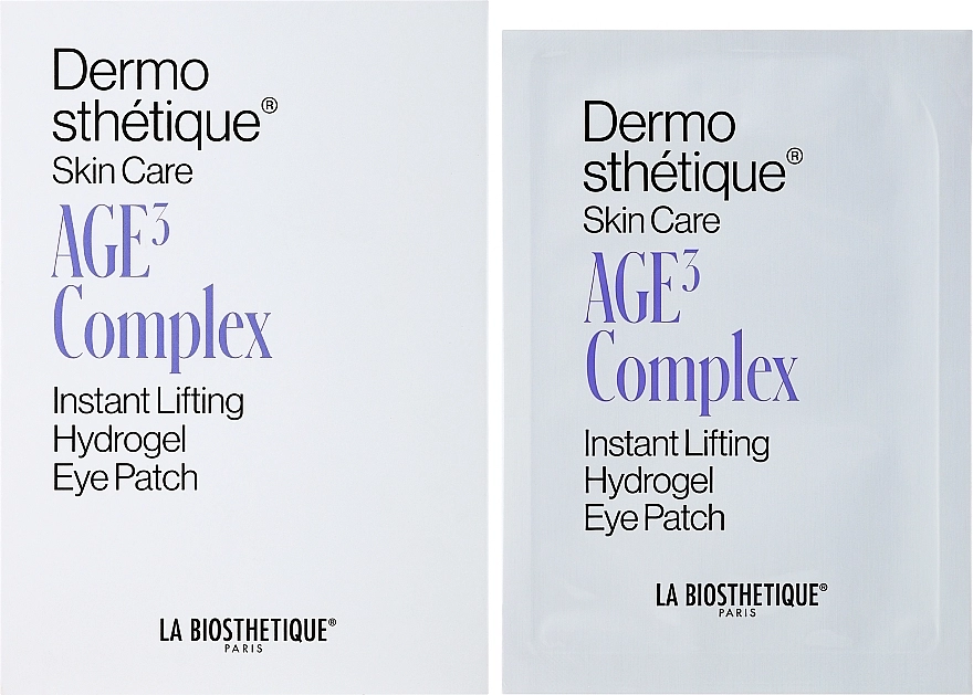 La Biosthetique Гидрогелевые патчи для глаз с эффектом лифтинга Dermosthetique Skin Care Age3 Complex Instant lifting Hydrogel Eye Patch - фото N2